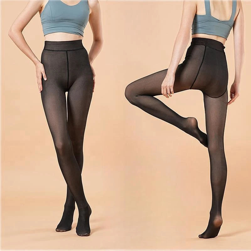 Medias térmicas de lana para mujer, pantimedias translúcidas, elásticas, cálidas y sexys, de cintura alta, ajustadas y gruesas, para invierno,medias termicas mujer,leggins mujer invierno termico,pantalon termico