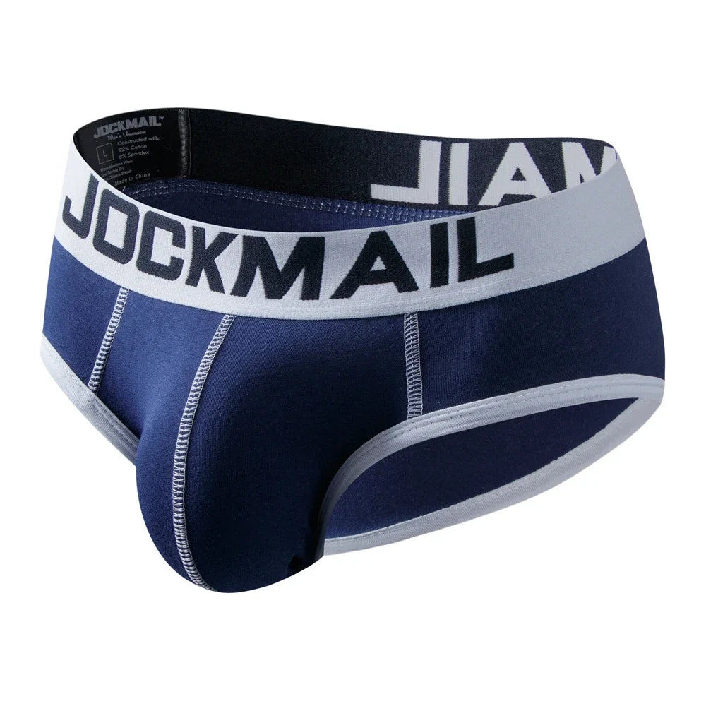 Calzoncillos sexis de marca para Hombre, Bikini, ropa interior masculina, Calzoncillos para Hombre, calzoncillos de algodón para Hombre, Cuecas, ropa interior, uso diario JM339