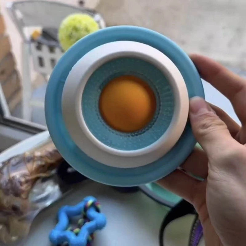Comedero para Gatos con Compartimento Oculto para Agua y Comida, Bonito Tazón para Comer, Comedero Lento para Perros, Accesorios para Mascotas
