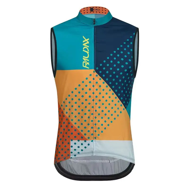 Raudax Chaleco de motocicleta ligero a prueba de viento Chaleco de ciclismo de verano sin mangas Equipo de ciclismo de montaña Sudadera para deportes Fitness