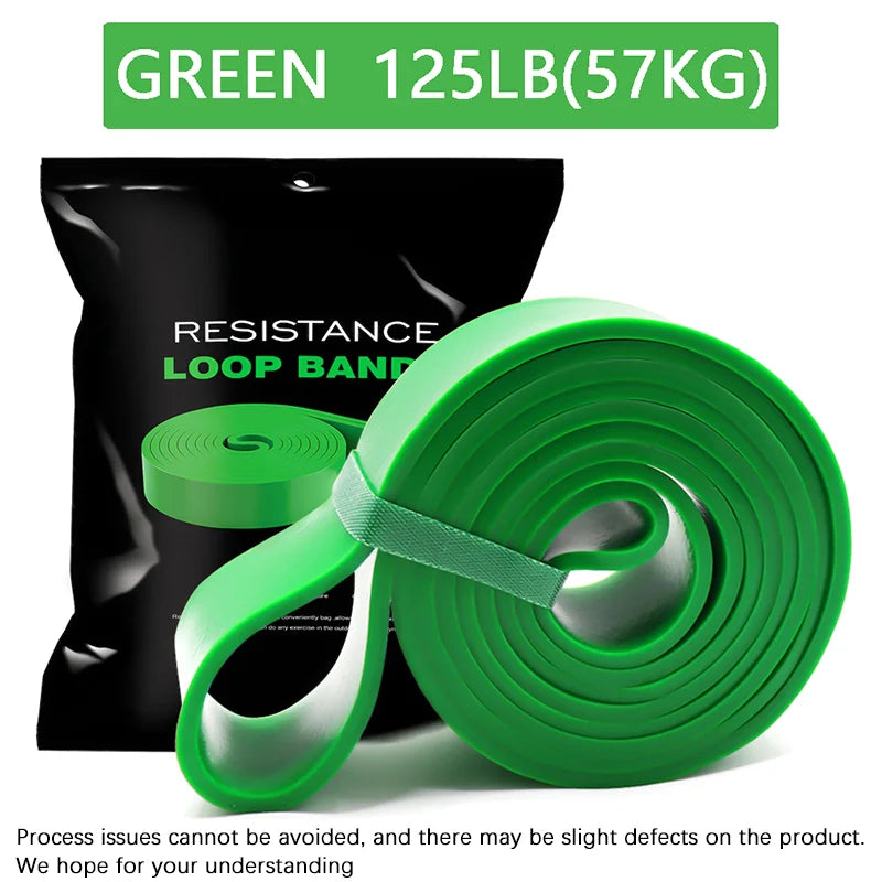 Banda de resistencia de alta resistencia de 20 ~ 230 libras, entrenamiento de agilidad, equipo de gimnasio, accesorios de Yoga y Pilates, banda de goma para gimnasio en casa