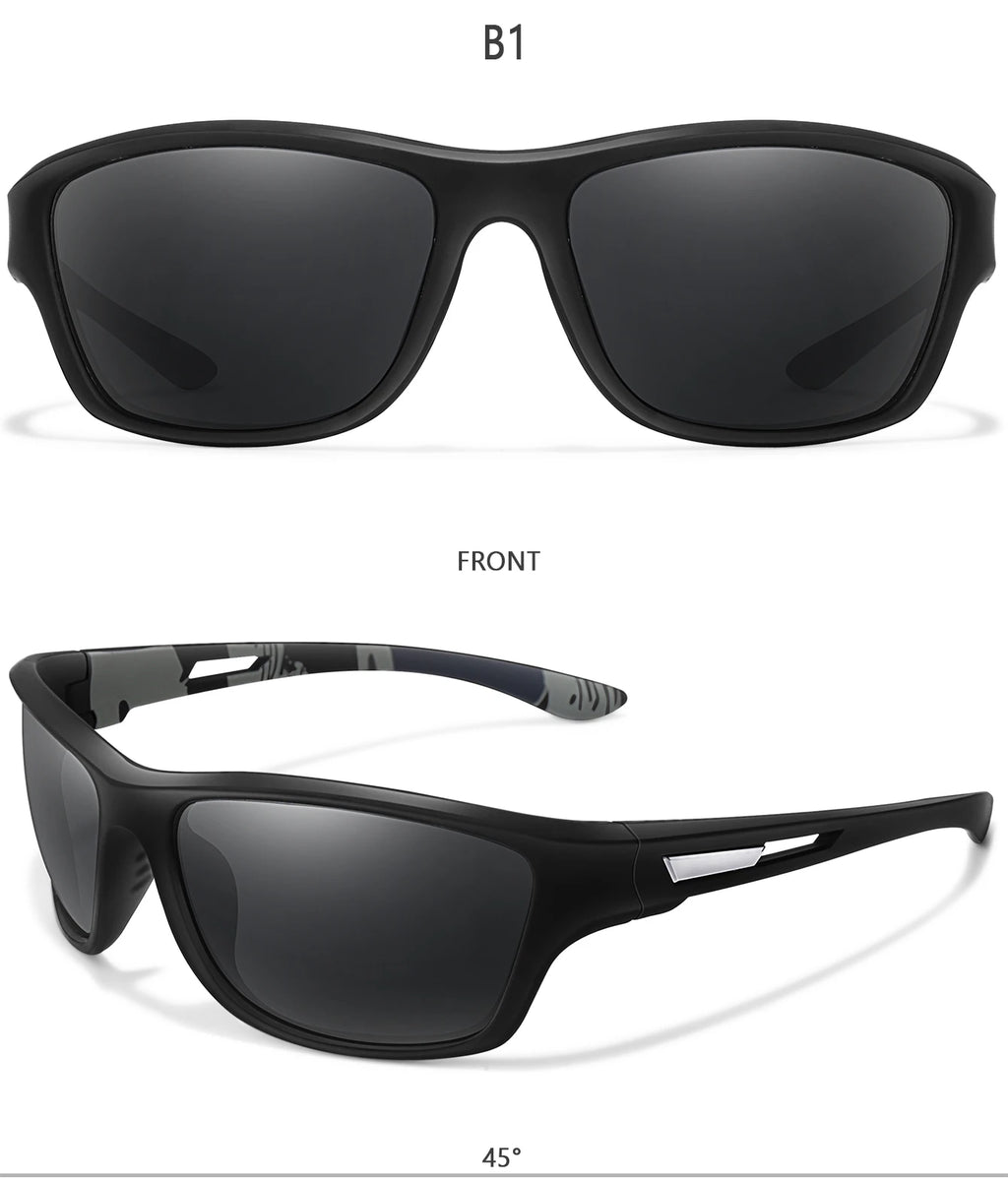 Gafas de sol polarizadas para pescar para hombre y mujer, lentes de sol antideslumbrantes UV400 para ciclismo, conducción, senderismo, 1 unidad
