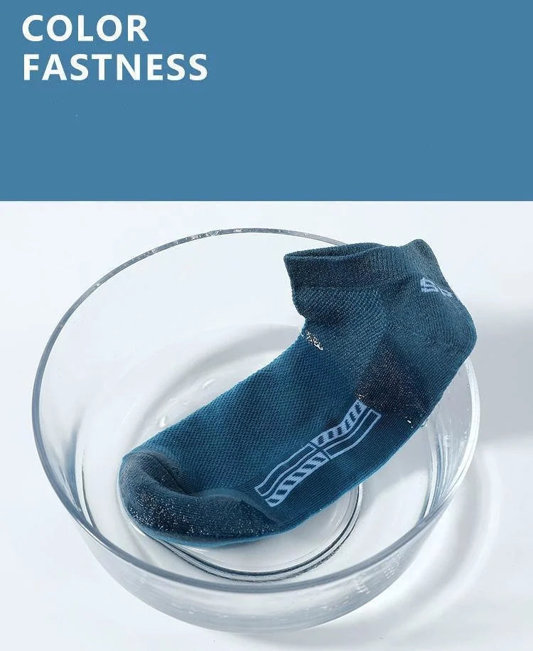 5 pares de calcetines tobilleros de alta calidad para hombre, calcetines deportivos de algodón transpirables, calcetines de malla informales atléticos de verano de corte fino corto Sokken talla 38-45