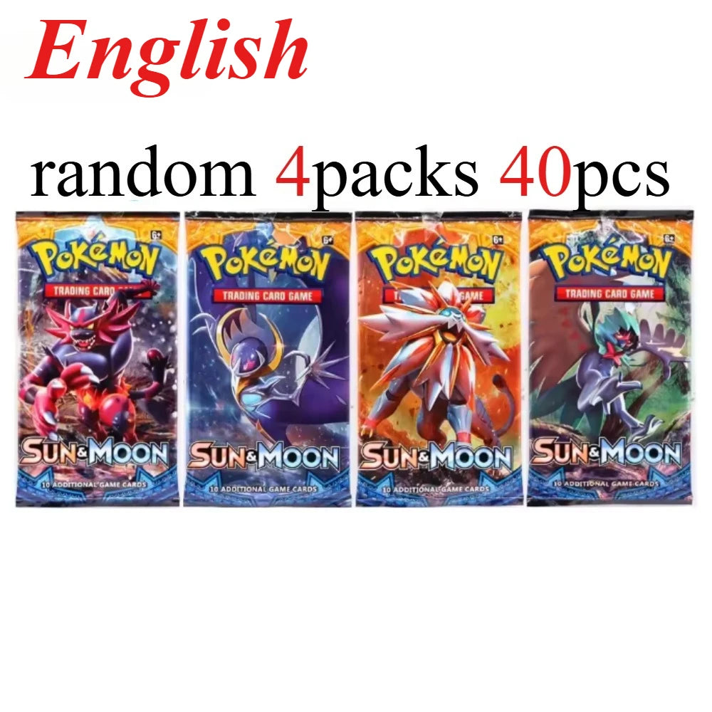 40 Uds. Tarjeta de Pokémon prismática 151 evoluciones inglés Booster Battle juego de cartas de Pokémon Carte Trading tarjetas de colección regalo