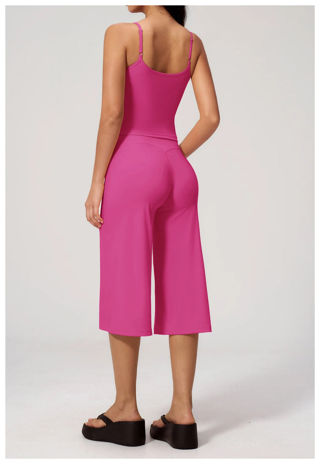 Conjunto Deportivo de Yoga para Mujer, Conjunto de Dos Piezas, Pantalones y Top, Traje Deportivo para Gimnasio, Yoga y Entrenamiento