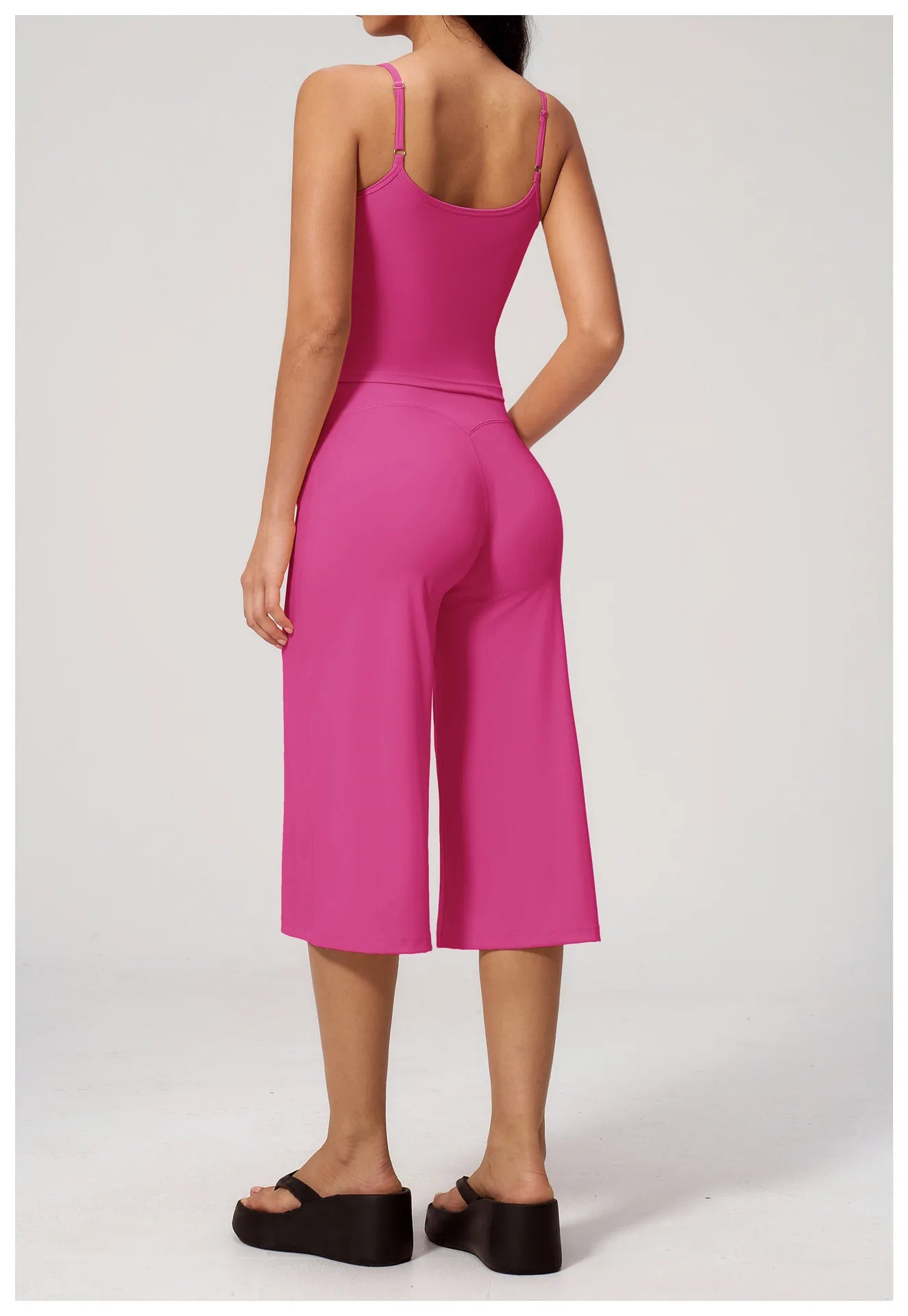 Conjunto Deportivo de Yoga para Mujer, Conjunto de Dos Piezas, Pantalones y Top, Traje Deportivo para Gimnasio, Yoga y Entrenamiento