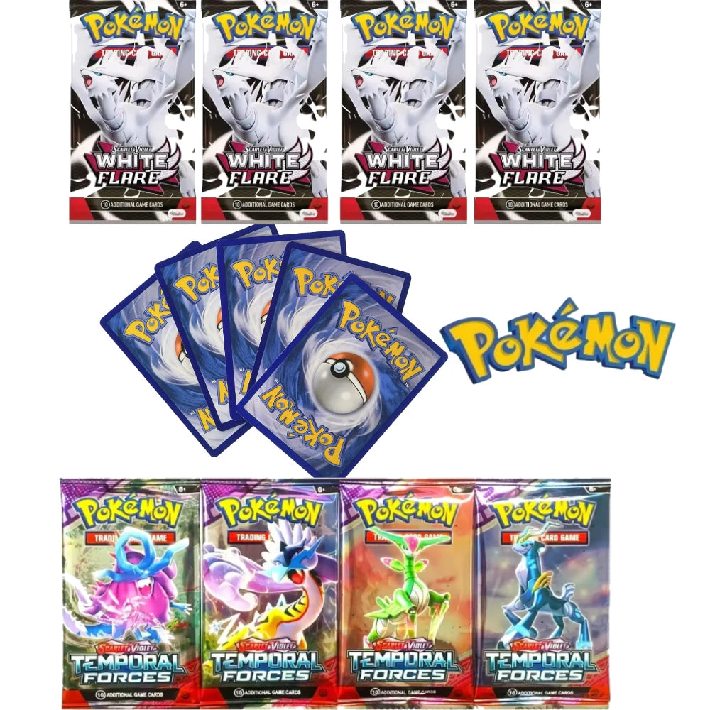 40 Uds. Tarjeta de Pokémon prismática 151 evoluciones inglés Booster Battle juego de cartas de Pokémon Carte Trading tarjetas de colección regalo