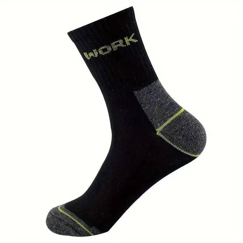 6/12 pares de calcetines de tubo medio a prueba de olores de negocios de alta calidad para hombres calcetines deportivos de ocio transpirables absorbentes del sudor para todas las estaciones