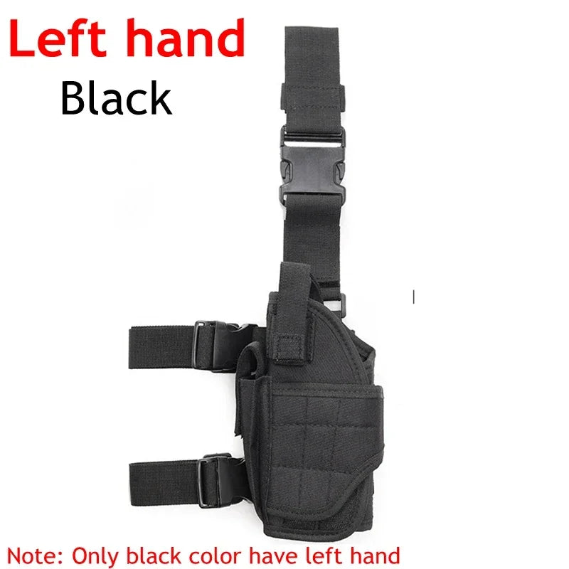 Funda Universal para pistola con pierna caída, bolsa táctica para pistola en el muslo para diestros, arnés para piernas para todas las pistolas