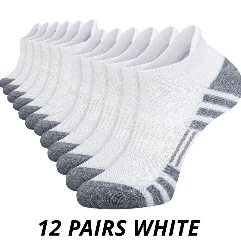 6/12 pares de calcetines de gimnasio al aire libre para hombre, alta calidad, cómodos, suaves, agarre al suelo, fútbol, talla grande, nuevo estilo