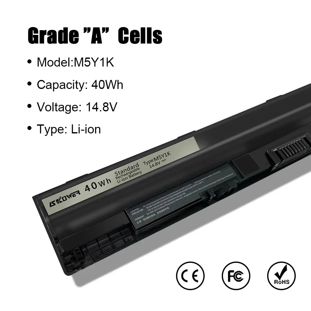 SKOWER 40Wh M5Y1K batería para Dell Inspiron 14 3000 3451 3452 3458 3551 3558 3567 15 5000 5555 5558 5559 5759 Vostro 3458 3558