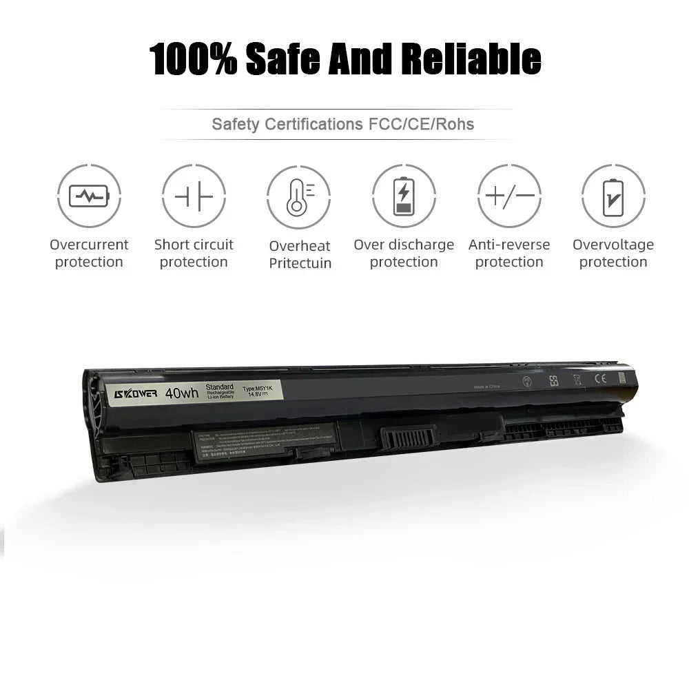 SKOWER 40Wh M5Y1K batería para Dell Inspiron 14 3000 3451 3452 3458 3551 3558 3567 15 5000 5555 5558 5559 5759 Vostro 3458 3558