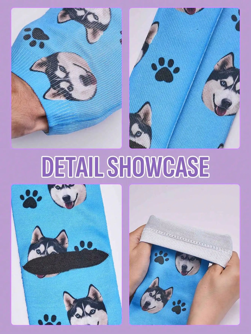 Calcetines con cara personalizada Calcetines con foto personalizados Regalo divertido para hombres Mujeres Parejas Amigos Calcetines estampados personalizados únicos