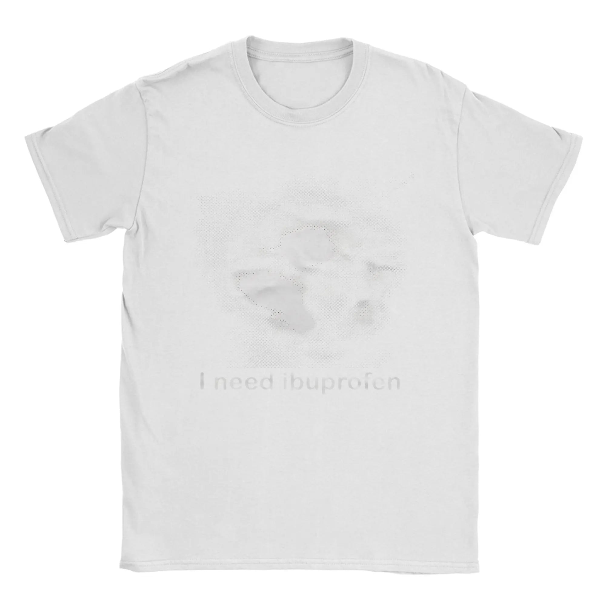 Camiseta con estampado Vintage de gato I Need Ibuprofen, camiseta Retro Y2K de manga corta, camisetas de algodón con cuello redondo de verano 4XL 5XL 6XL