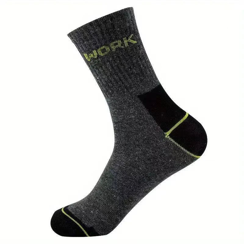 6/12 pares de calcetines de tubo medio a prueba de olores de negocios de alta calidad para hombres calcetines deportivos de ocio transpirables absorbentes del sudor para todas las estaciones