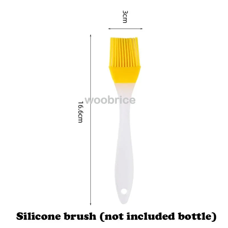 Dispensador de aceite en aerosol 2 en 1 para cocina, pulverizador de aceite o solo cepillo pulverizador para freír al aire, ensaladas, asar, cocinar en la cocina