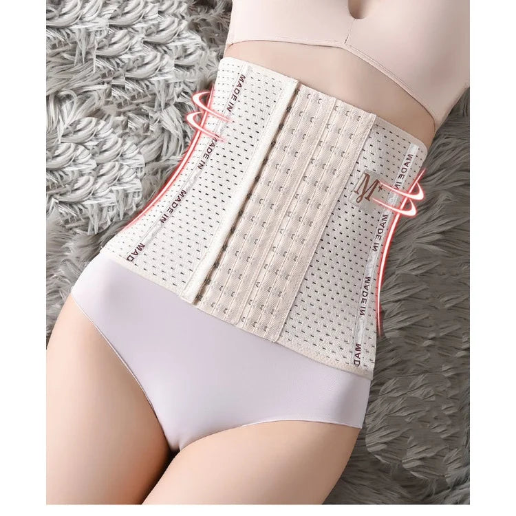 Faja moldeadora de cintura para mujer, corsé con correa de modelado, cinturón adelgazante, ropa interior moldeadora de cuerpo, faja adelgazante