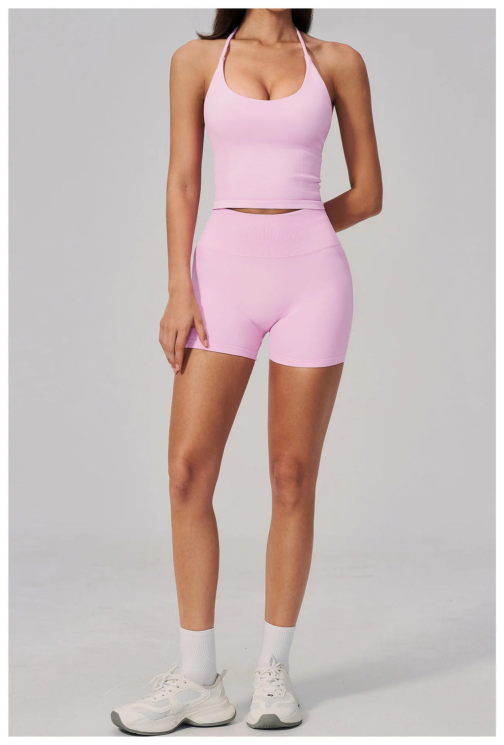 Conjunto de Yoga sin Costuras para Mujer, Ropa Deportiva, Conjunto de Fitness de 2 Piezas, Leggings y Sujetador Deportivo Transpirable, Ropa Deportiva Femenina