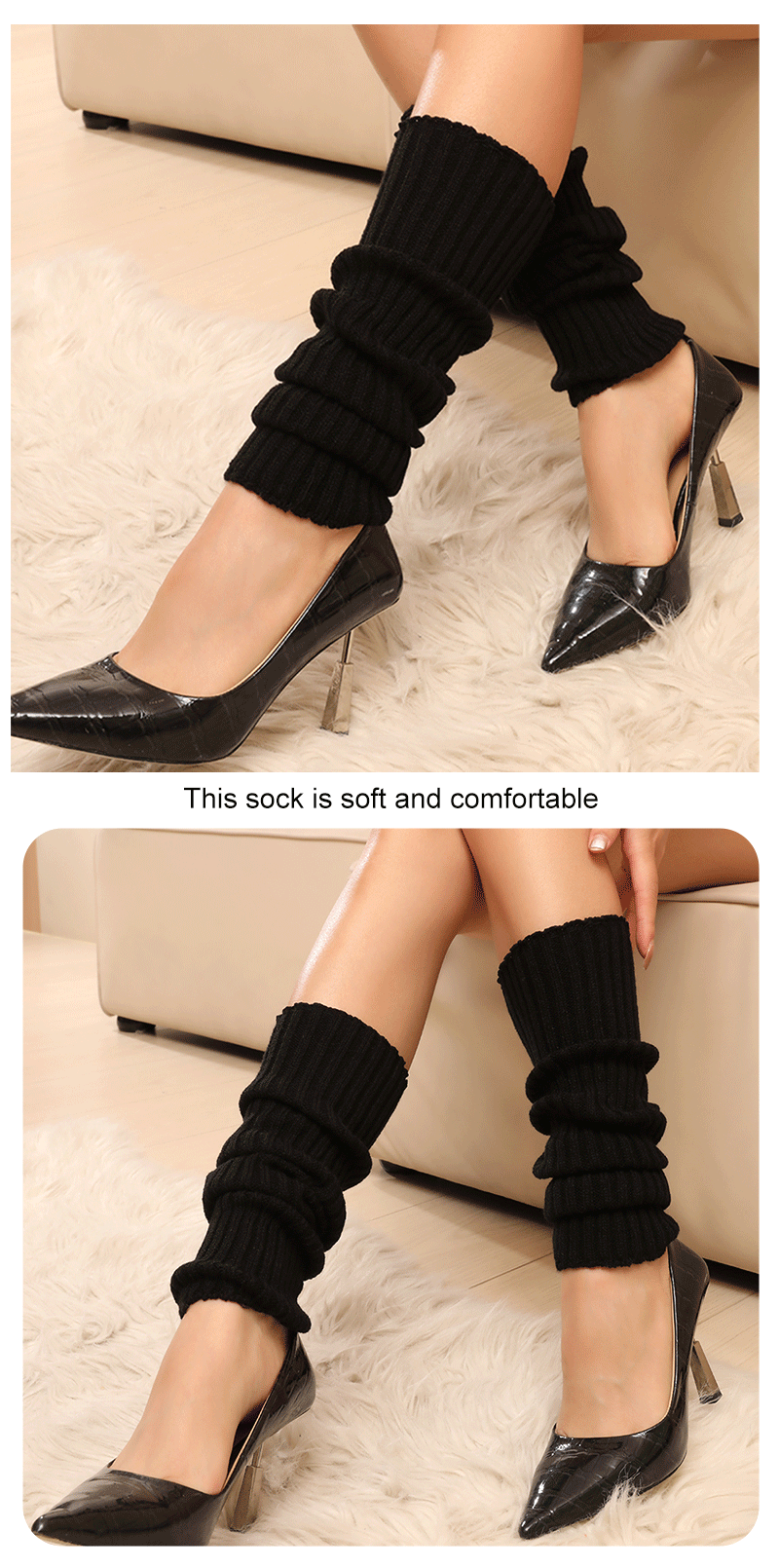 1 par de calentadores de pies de alta calidad, calcetines de burbujas de uniforme JK, calcetines sueltos coreanos de moda para chica Lolita, calcetines de elefante versátiles para mujer