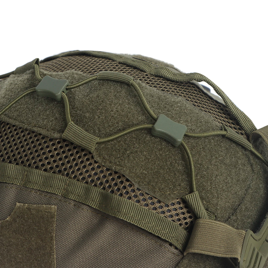 Juego de fundas para casco táctico para casco marítimo, bolsa para batería NVG, funda de malla híbrida de caza para cascos balísticos y