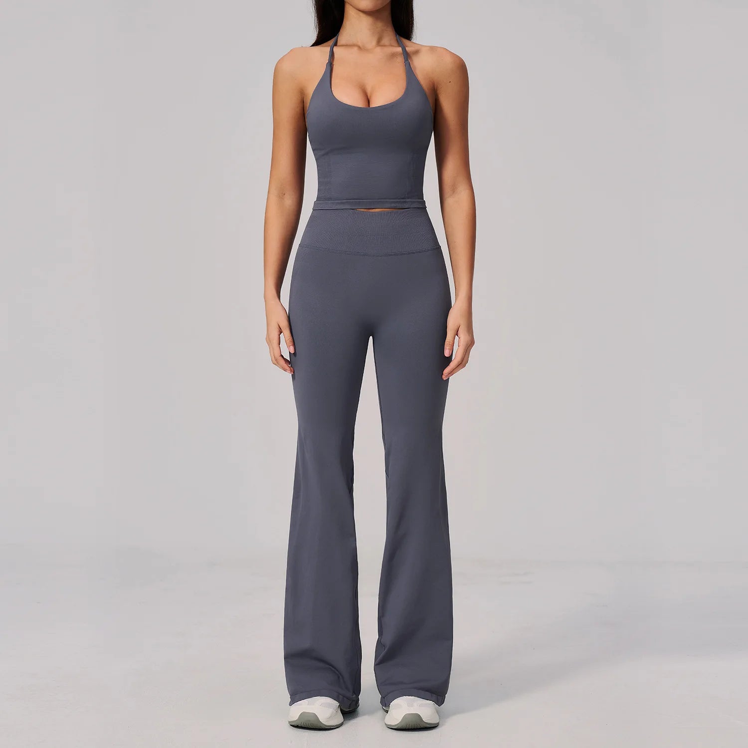 Conjunto de Yoga sin Costuras para Mujer, Ropa Deportiva, Conjunto de Fitness de 2 Piezas, Leggings y Sujetador Deportivo Transpirable, Ropa Deportiva Femenina