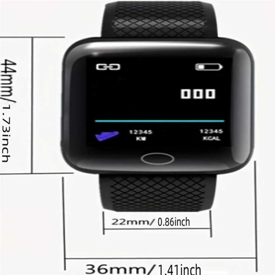 Reloj inteligente para hombre y mujer, pulsera con mensaje, Monitor de Fitness, regalo de cumpleaños, reloj electrónico para Android IOS