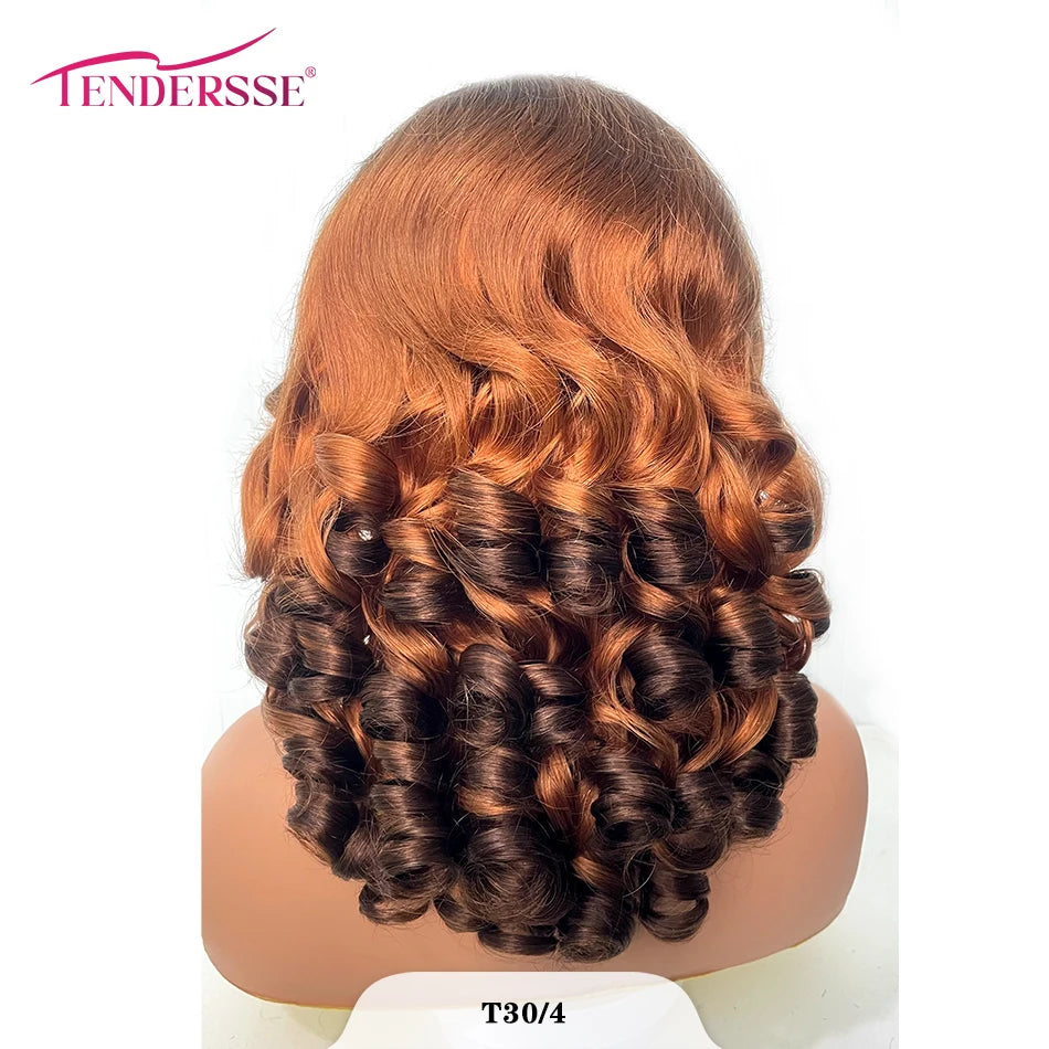 Pelucas de cabello crudo 100% vietnamita, densidad 250, ombré, doble estiramiento, rizado, onda suelta, 13x4 HD, peluca sin pegamento con encaje frontal prearrancado