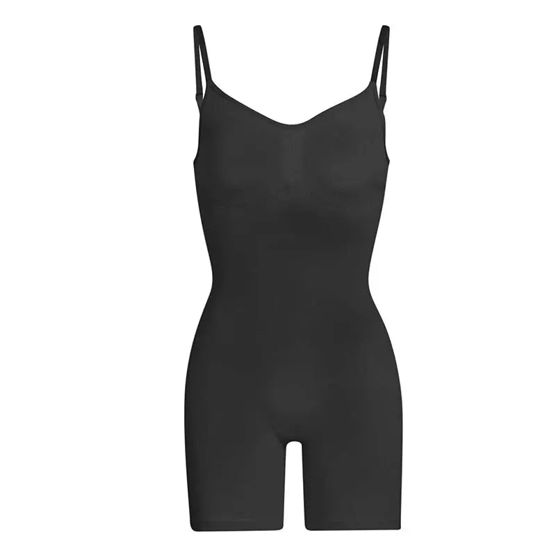 Body con Control de barriga para mujer, ropa moldeadora sin costuras, cintura alta, cinturón plano para el vientre, ropa moldeadora de cuerpo