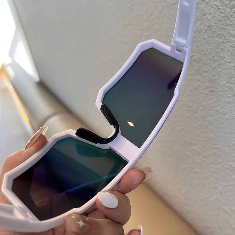 Gafas antiluz para senderismo y ciclismo, 2 uds., UV400, Protector de ojos a prueba de arena, gafas para deportes al aire libre, lentes antiradiación