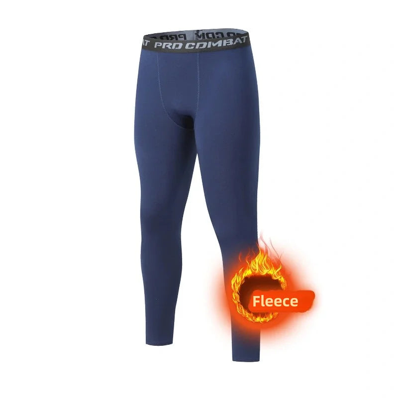 Ropa interior térmica de invierno para hombre, mallas de lana para hombre, pantalones largos cálidos, pantalones térmicos de compresión, medias, ropa para hombre 3XL