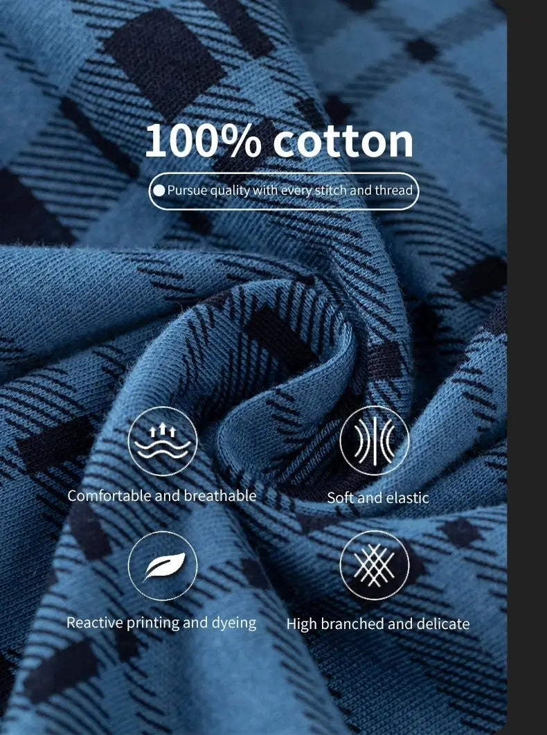 Pantalones Aro de talla grande M-3XL para hombre, ropa interior de celosía de algodón, pantalones cortos holgados de cintura alta para verano, pantalones cortos finos y transpirables para el hogar, calzoncillos con bolsa