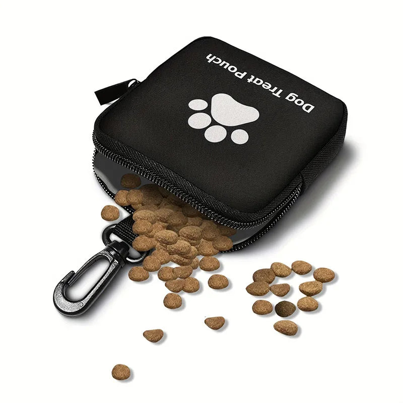 Bolsa portátil para golosinas para perros, adiestramiento al aire libre, bolsillo para comida para perros, bolsas multifuncionales de recompensa para perros, suministros para mascotas