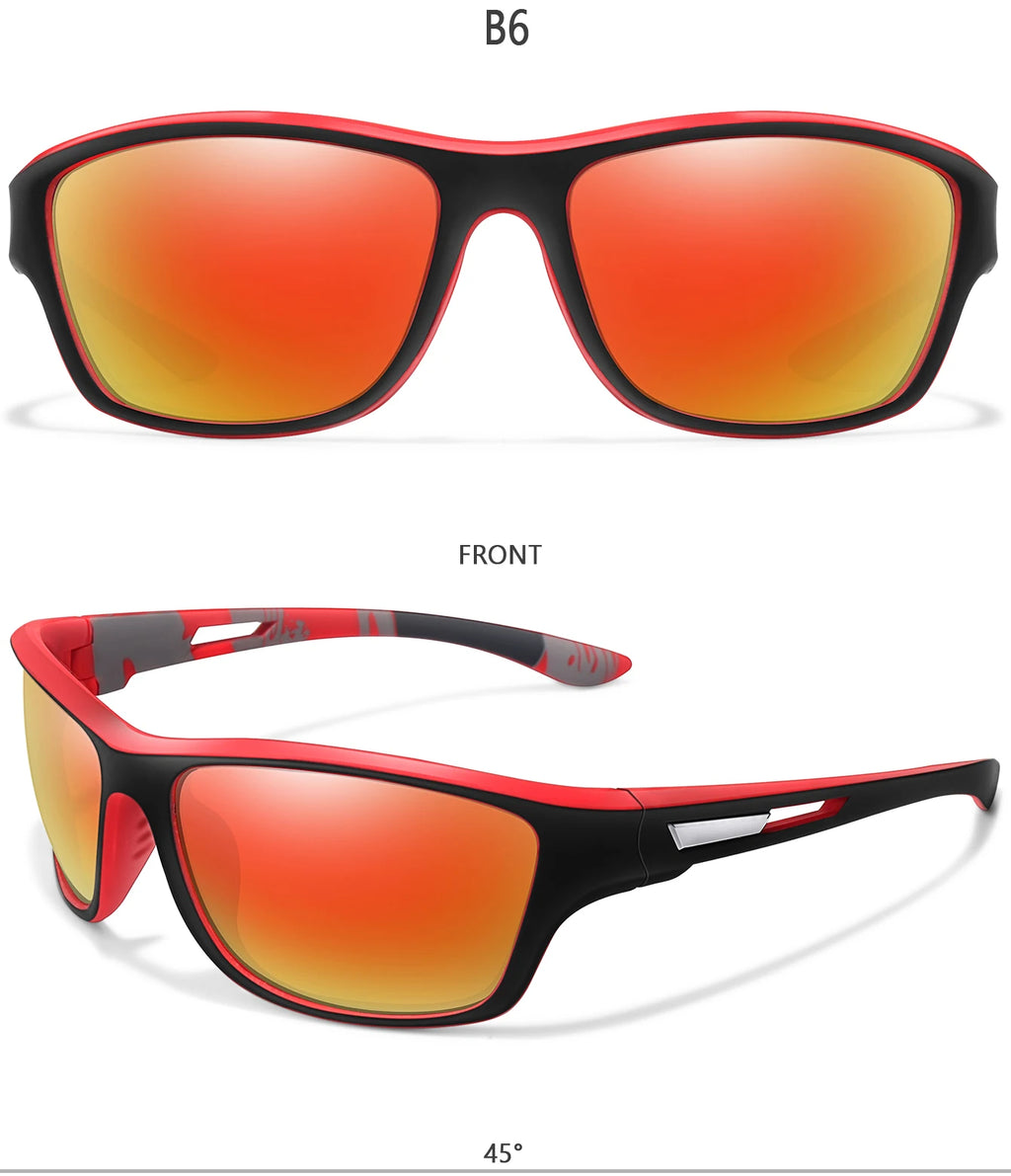 Gafas de sol polarizadas para pescar para hombre y mujer, lentes de sol antideslumbrantes UV400 para ciclismo, conducción, senderismo, 1 unidad