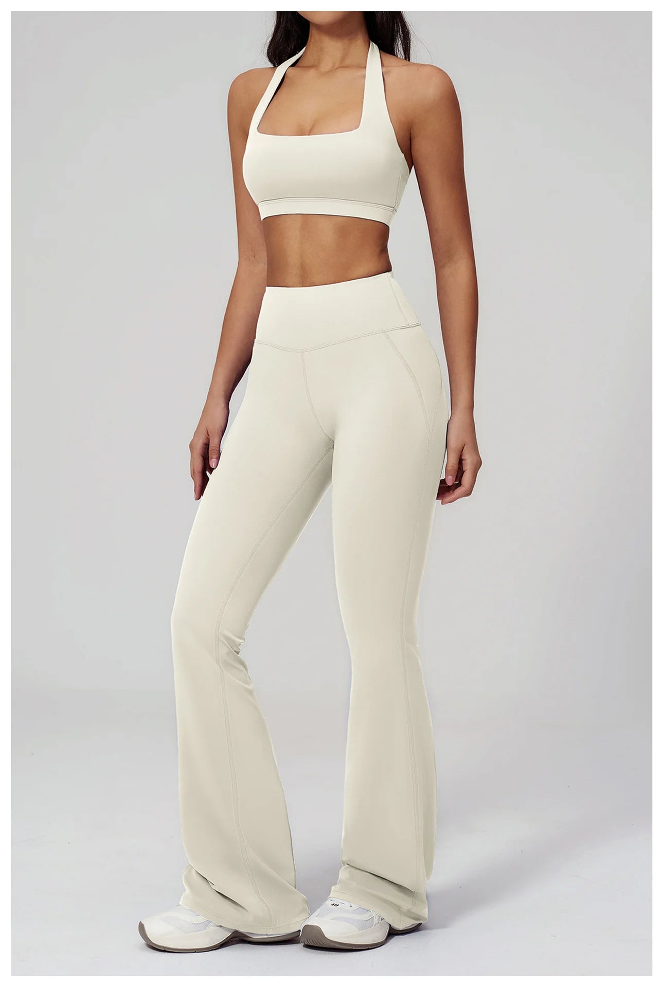Conjunto de Yoga para Mujer, Ropa Deportiva, Conjunto de Gimnasio y Fitness, 2 Piezas, Leggings para Correr, Sujetador Deportivo Transpirable, Ropa Deportiva Femenina