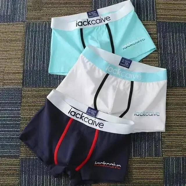 3 uds bragas masculinas ropa interior de algodón para hombres Boxers transpirables Boxer para hombre calzoncillos estampados pantalones cortos cómodos ropa interior para hombres M-3XL