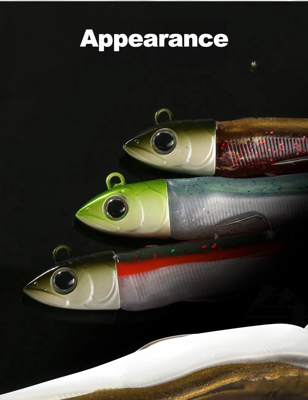Señuelo de pesca de silicona suave Hunthouse Barre T. Minnow 70/85/100/110/125/135/155mm para lubina y lucio LW216