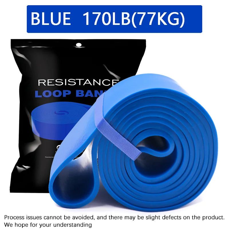 Banda de resistencia de alta resistencia de 20 ~ 230 libras, entrenamiento de agilidad, equipo de gimnasio, accesorios de Yoga y Pilates, banda de goma para gimnasio en casa