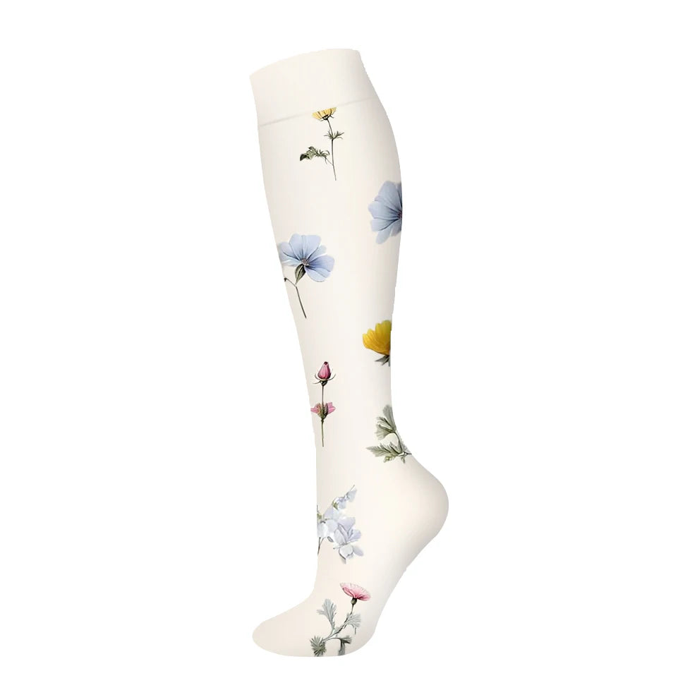 Nuevos calcetines de compresión deportivos para venas varicosas, calcetines médicos de nailon para enfermería, aptos para correr, saltar, antifatiga