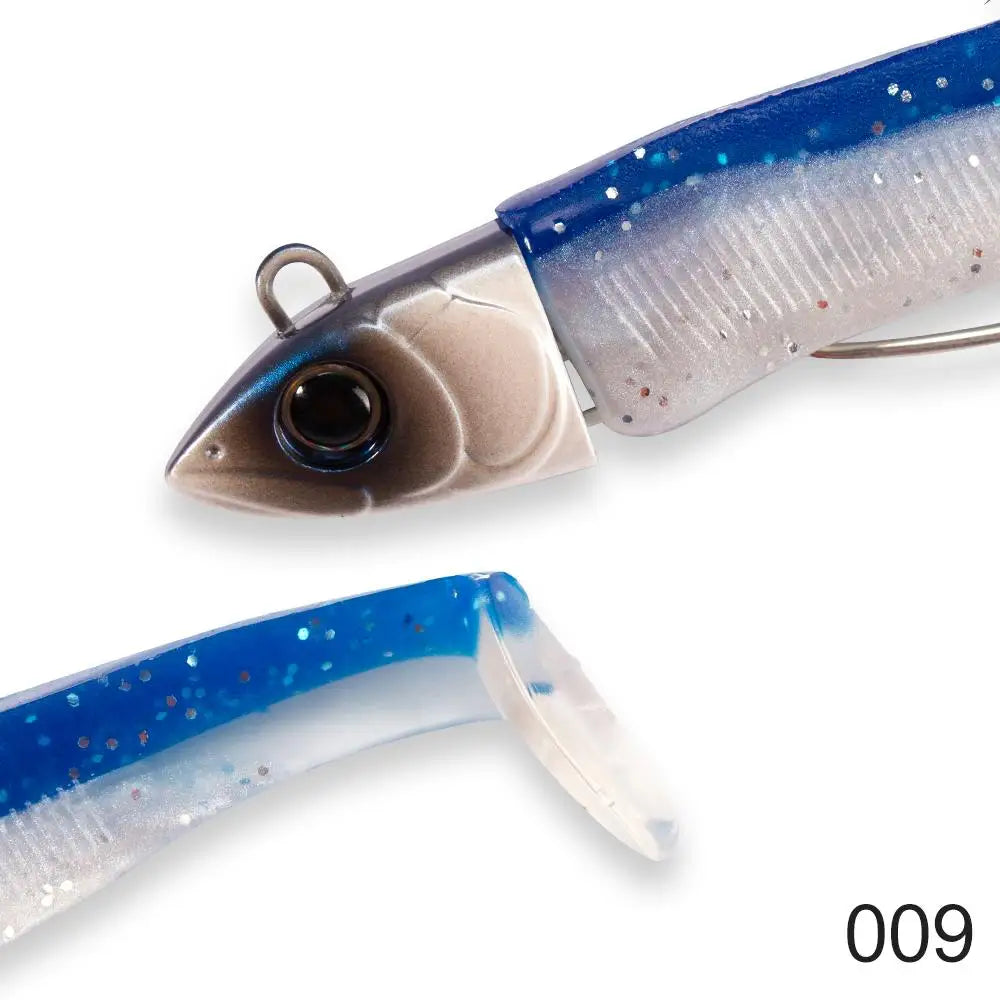 Señuelo de pesca de silicona suave Hunthouse Barre T. Minnow 70/85/100/110/125/135/155mm para lubina y lucio LW216
