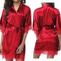 1 pieza de ropa interior para mujer, bata brillante, pijama de seda helada, camisón de talla grande, ropa de casa, tendencia de moda