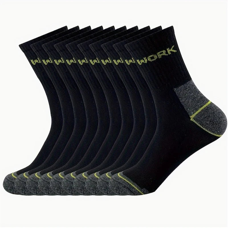 6/12 pares de calcetines de tubo medio a prueba de olores de negocios de alta calidad para hombres calcetines deportivos de ocio transpirables absorbentes del sudor para todas las estaciones
