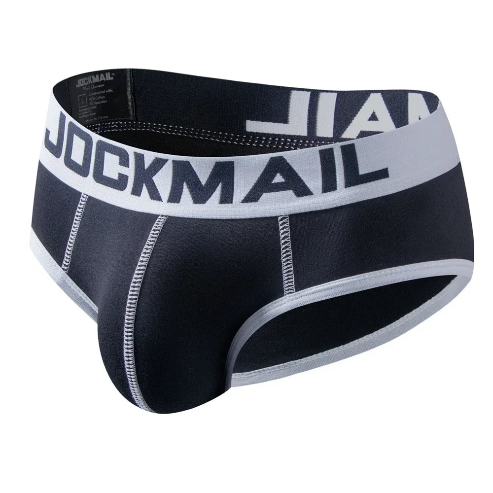 Calzoncillos sexis de marca para Hombre, Bikini, ropa interior masculina, Calzoncillos para Hombre, calzoncillos de algodón para Hombre, Cuecas, ropa interior, uso diario JM339