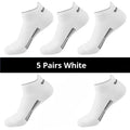 5/10/20 pares de calcetines deportivos de poliéster transpirables de malla fina de verano para hombre calcetines cortos absorbentes de sudor