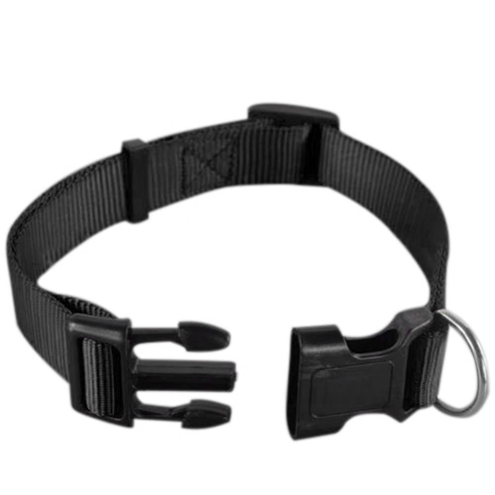 Collar ajustable de nailon de seguridad para perros, cachorros, gatos y mascotas, hebilla de liberación rápida separable, suministros para perros