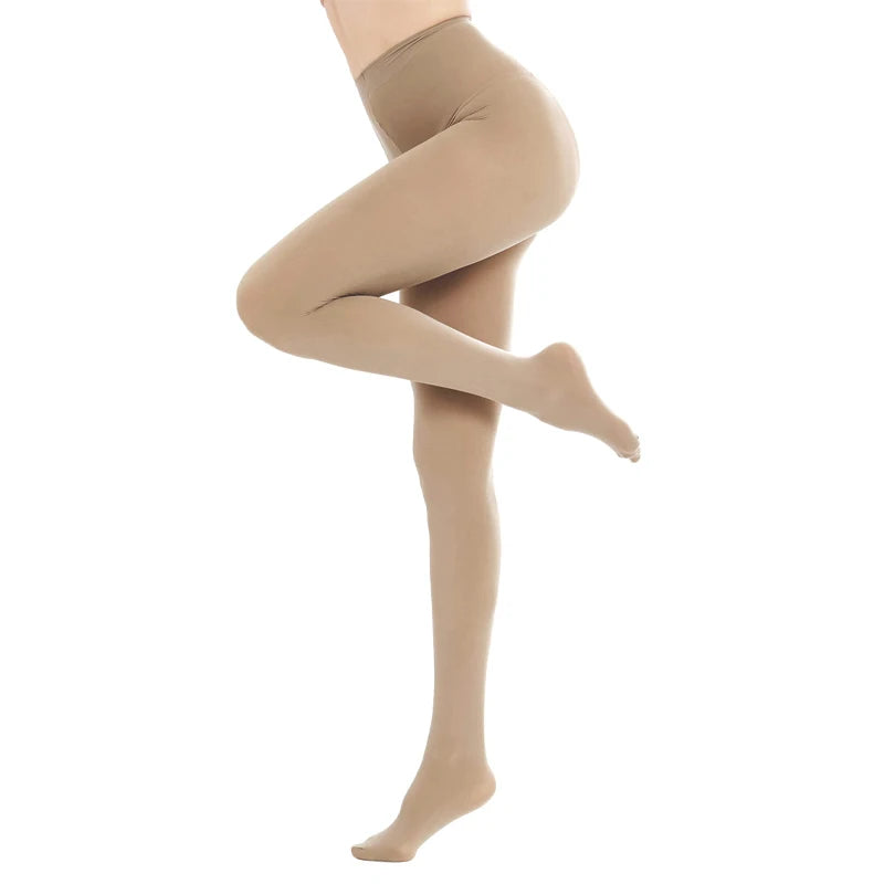 Medias largas sexis de talla grande para mujer, pantimedias de terciopelo de Color caramelo, medias elásticas grandes para primavera, verano y otoño, lencería escolar para chica