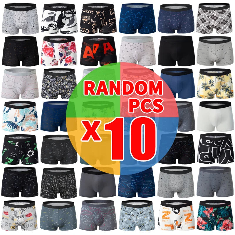 Ropa interior para padres e hijos para hombres y adolescentes, pantalones cortos con estampado Simple y a la moda, pantalones cortos informales con cintura elástica Joker, 4/10 piezas
