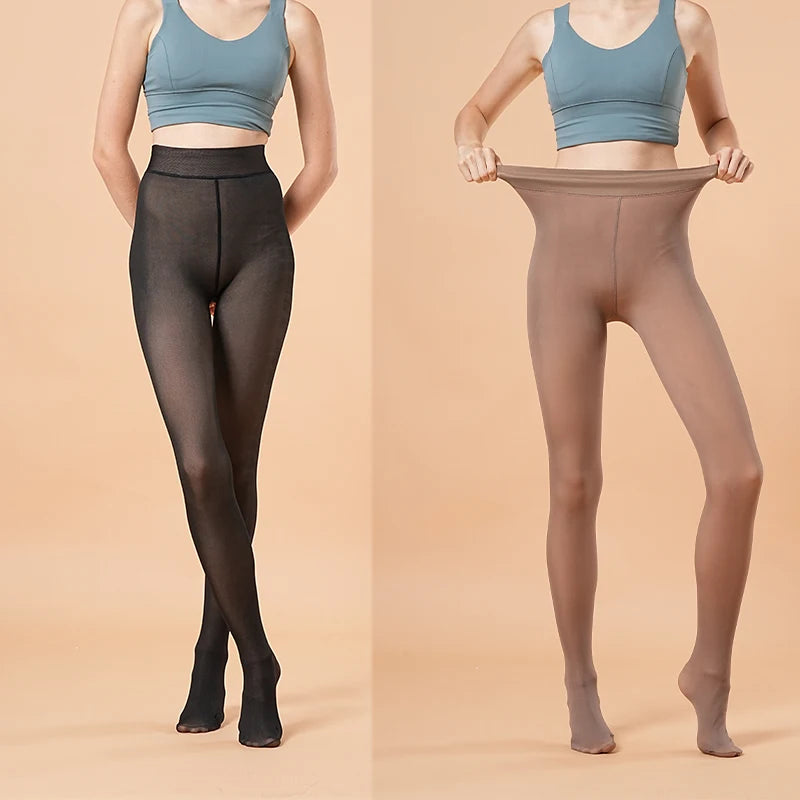 Medias térmicas de lana para mujer, pantimedias translúcidas, elásticas, cálidas y sexys, de cintura alta, ajustadas y gruesas, para invierno,medias termicas mujer,leggins mujer invierno termico,pantalon termico