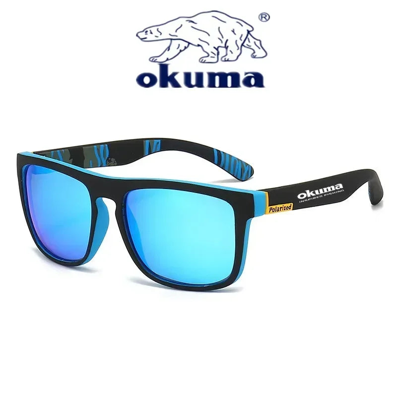 Okuma-gafas de sol polarizadas UV400 para hombre y mujer, lentes de sol al aire libre para caza, pesca, conducción de bicicletas, caja opcional