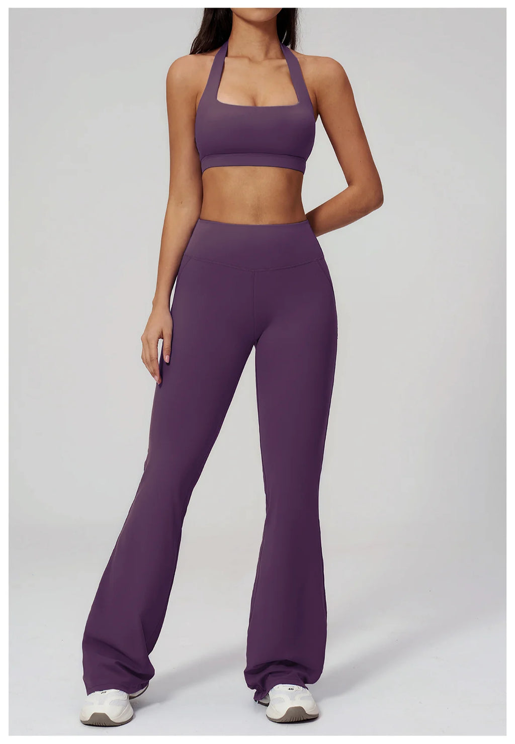 Conjunto de Yoga para Mujer, Ropa Deportiva, Conjunto de Gimnasio y Fitness, 2 Piezas, Leggings para Correr, Sujetador Deportivo Transpirable, Ropa Deportiva Femenina