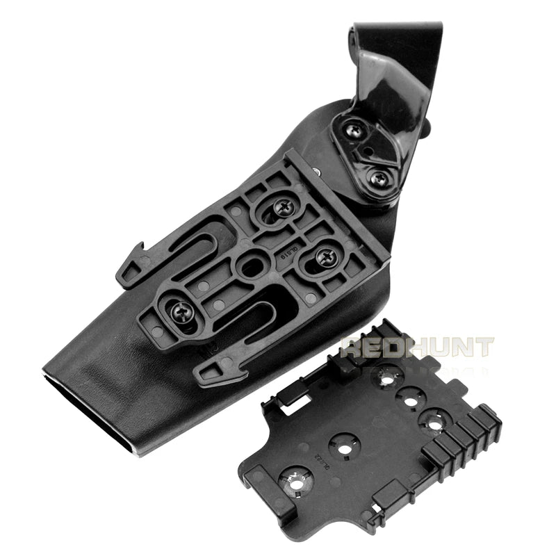 QLS Kit de accesorios para funda de pistola, adaptador de funda de pistola, Kit de sistema de bloqueo rápido con polímero QLS 19 y 22